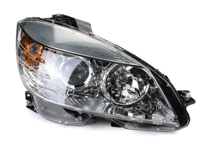 Mercedes Headlight Assembly - Passenger Side (Halogen) 2049065603 - Hella 354422181